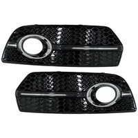 Nebelscheinwerfer Abdeckungen Gitter FüR Audi Q5 SUV 8R 08-11 RS Look