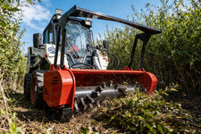 46" Skid Steer Mulcher Attachment Brush Cutter for Bobcat Forestry Trail Work