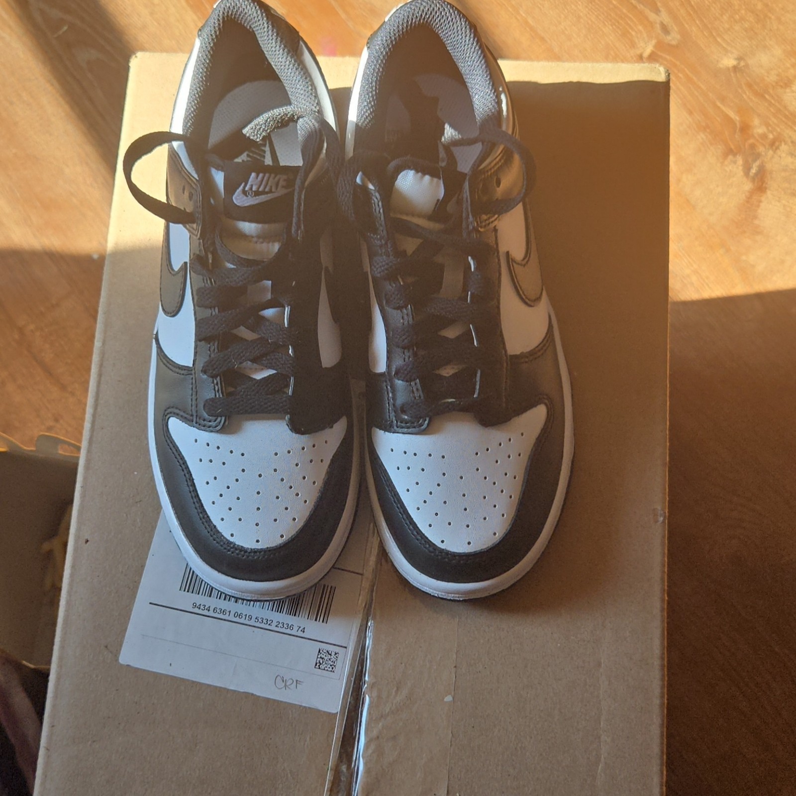 Nike Dunk Low Panda Black/White Men's Low Top Lace Up Athletic Sneakers