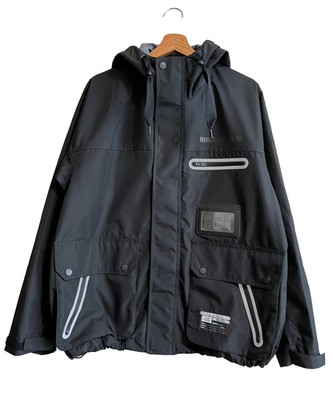 GU x MIHARAYASUHIRO 3 Layer Mountain Parka Jacke Schwarz Herren M Japan
