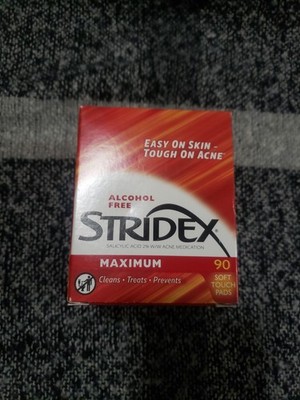 Stridex Daily Care Acne Pads Maximum Strength (90 Pack) Exp 01/27