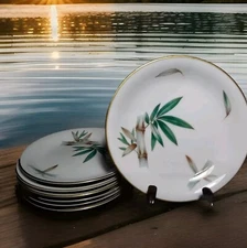 7 Noritake CANTON  Pattern #5027 Dessert Bread Plates 6 1/8"W