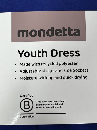 2 Pack Mondetta Youth Dress, Sundress, Blue & Yellow, Girls Size Small 7/8, NEW - Picture 3 of 9