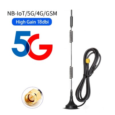 4G LTE 5G Magnetic Antenna Full Band 600-6000Mhz 18dBi for Modem Wireless Router