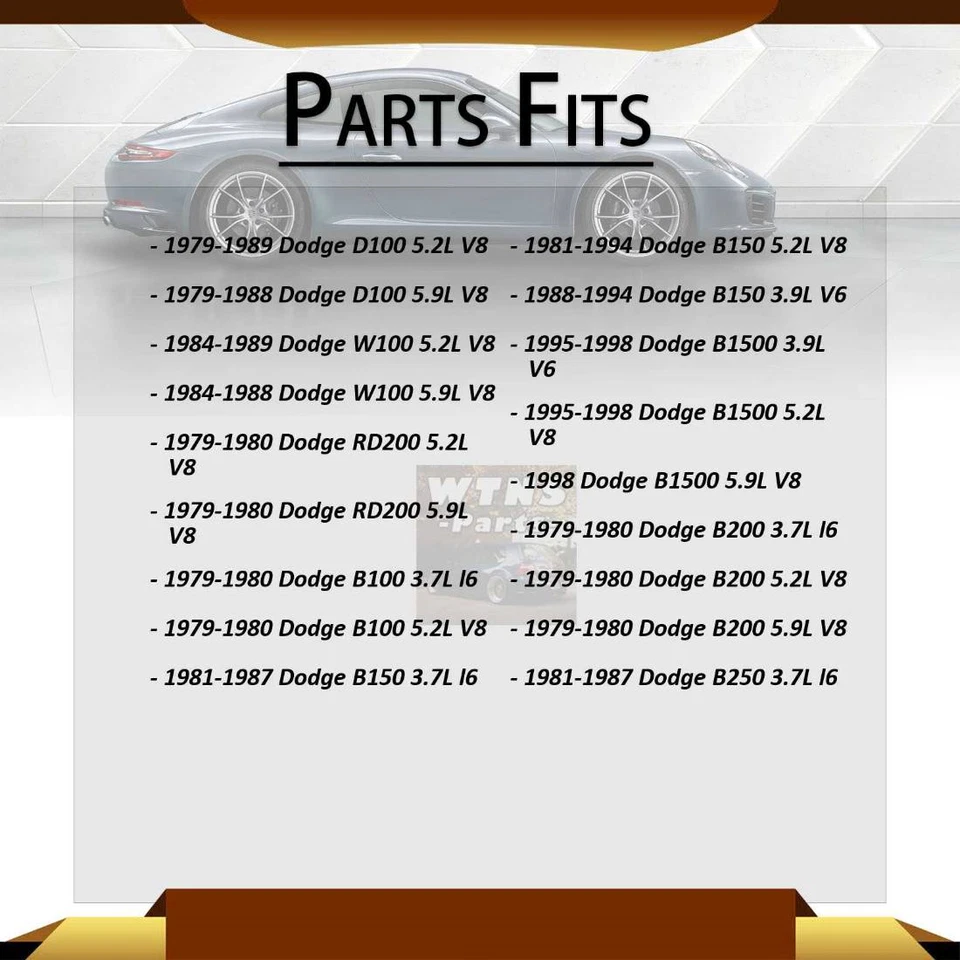 Soportes de motor delanteros 2x para Dodge W250 1981-1993 5,2 L Foto 2 de 4