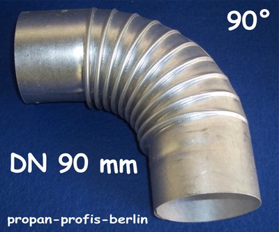 Kaminrohr FAL Ofenrohr Abgasrohr DN 90 mm - 90° Knie | eBay