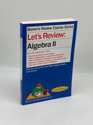 Math Let Review Let's Review Algebra II | eBay