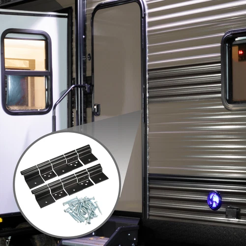 RV Entry Door Friction Hinge Kit Black Alloy Steel 5th Wheel Travel Trailer HOT! - Picture 14 of 14