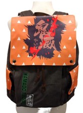 Demon Slayer Anime Movie Canvas Backpack Kamado Tanjirou NWOT Drawstring