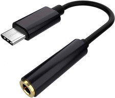 32Bit USB C DAC AMP Headphone Adapter Portable Amplifier Male to Female 3.5Mm Au
