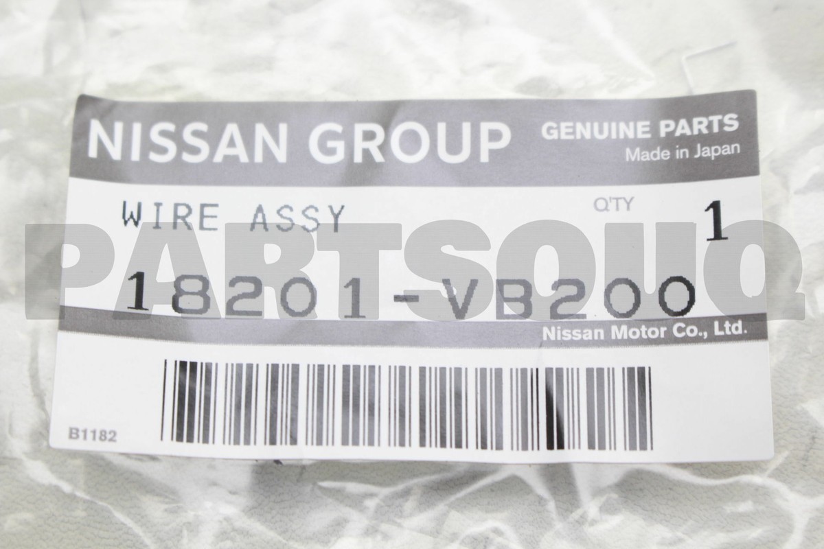 18201VB200 Genuine Nissan WIRE ASSY-ACCELERATOR 18201-VB200