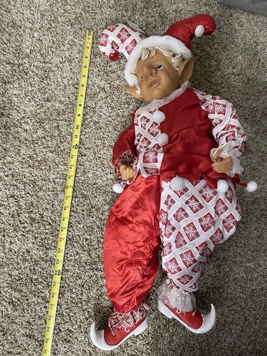 Raz Imports Large 30” Elf Doll Shelf Sitter RETIRED Christmas - Picture 11 of 11