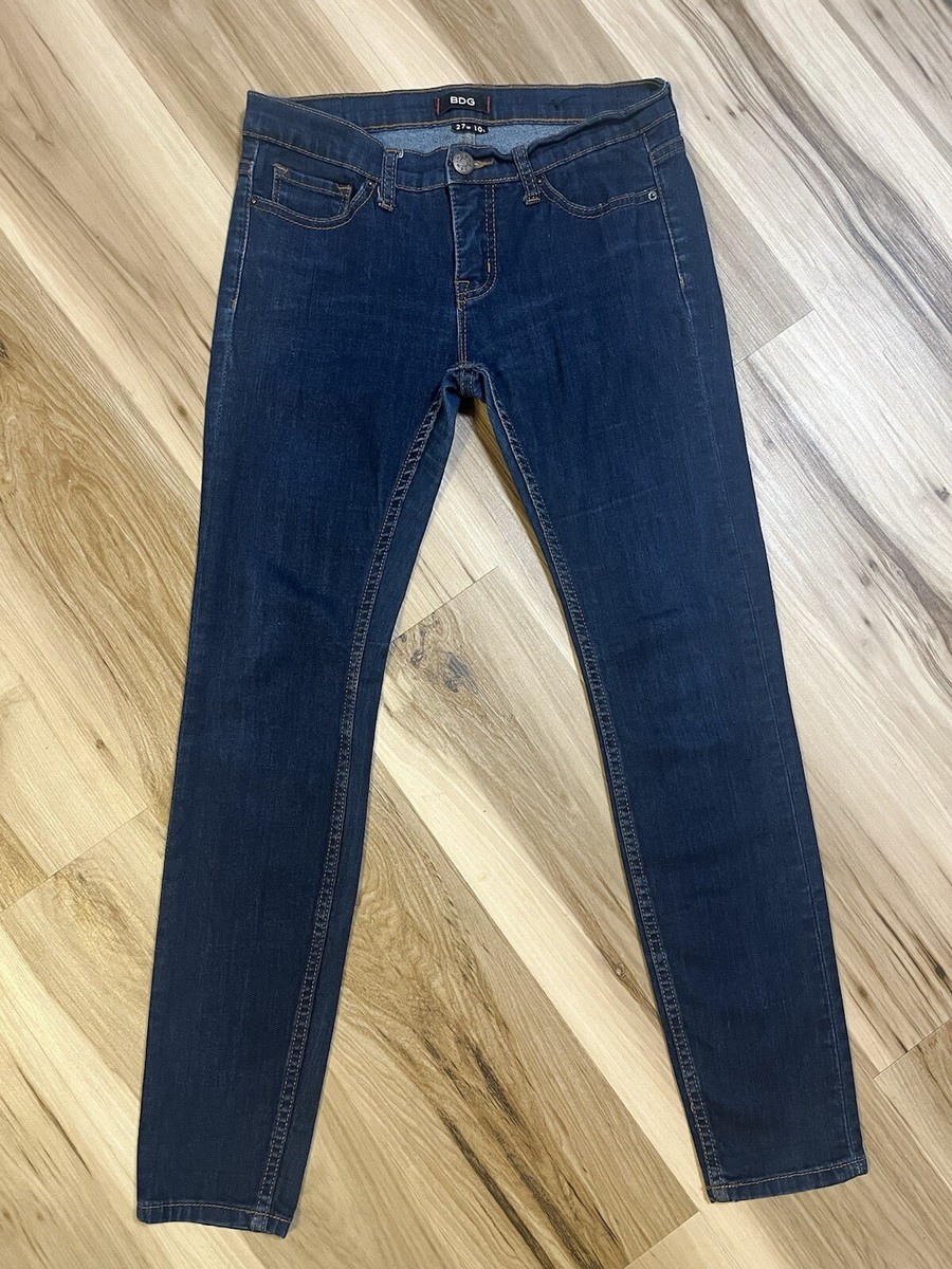 BDG Urban Outfitters Women's Jeans Size 27Wx30L Dark Wash Low Rise