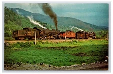 Postcard: Rail: Maine Central Railroad 606 & 622, Smoke - Unposted