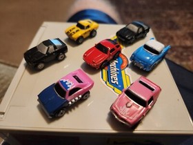Micromachine Vintage 1990s Lot of 7  Muscle Cars, 3 Corvette, Camero, Porsche!