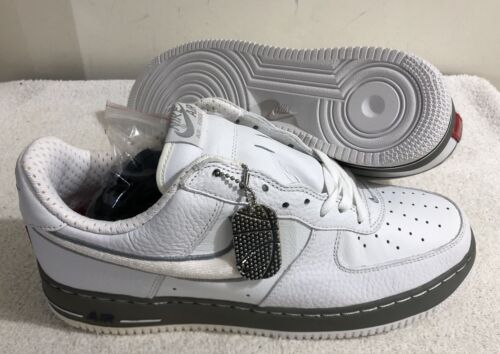 2004 Nike Air Force 1 White JD Exclusives Low Top Sneakers Size 12 306353 115