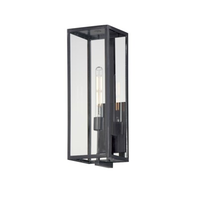 Maxim Catalina 1 Light 7'' Outdoor Wall Mount, Dark Bronze/Clear - 30095CLDBZ