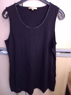 schwarzes Achselshirt, Größe 46, von shiny diva -NEU-