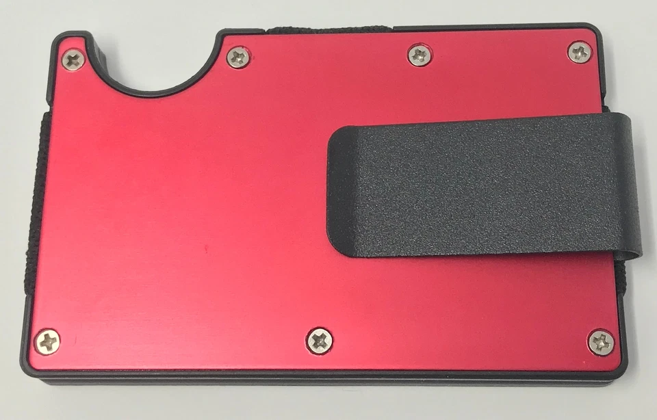 Carteira clipe de dinheiro pequena segura muito dentro, uma carteira masculina, um testemunho dele - Imagem 4 de 4