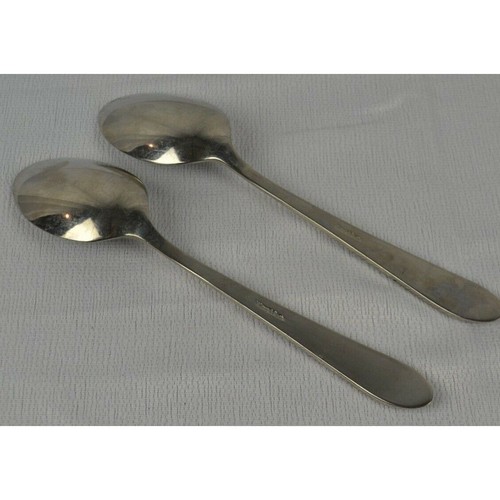 2 cucharas de sopa Villeroy & Boch Sereno punta puntiaguda informal lisa acero inoxidable - Imagen 4 de 6