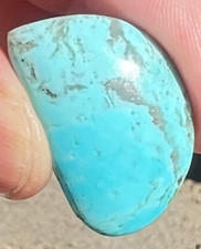 25cts Blue KINGMAN TURQUOISE Handmade Cabochon