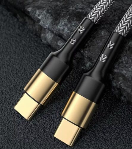 Typ C auf Typ C Kabel Ladegerät Schnellladen Geflochten Langkabel 2M 1,2M 0,25M - Bild 10 von 20