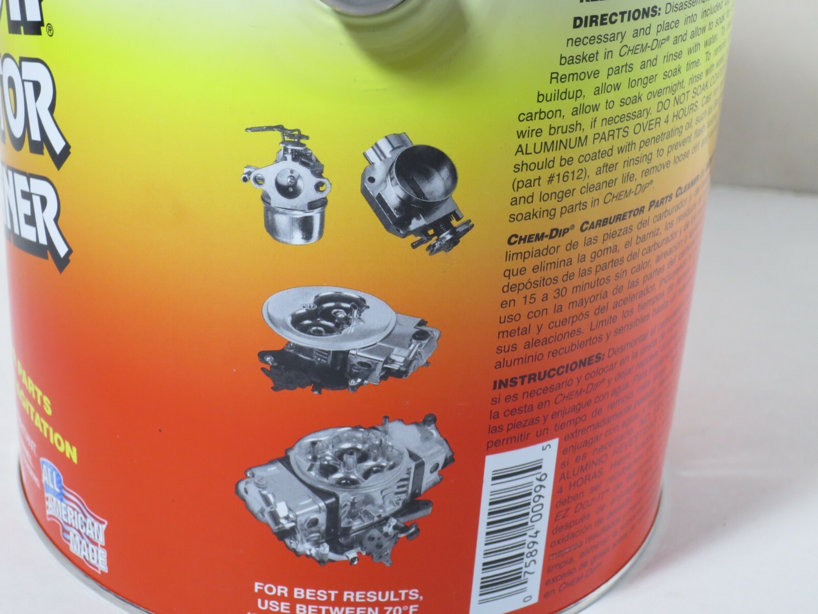 Berryman 0996 ChemDip Carburetor and Parts Cleaner, 96 oz. Can with