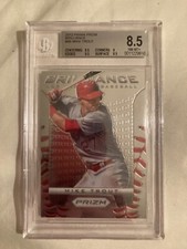 2012 PANINI MIKE TROUT PRIZM ROOKIE BRILLIANCE SP BGS 8.5 