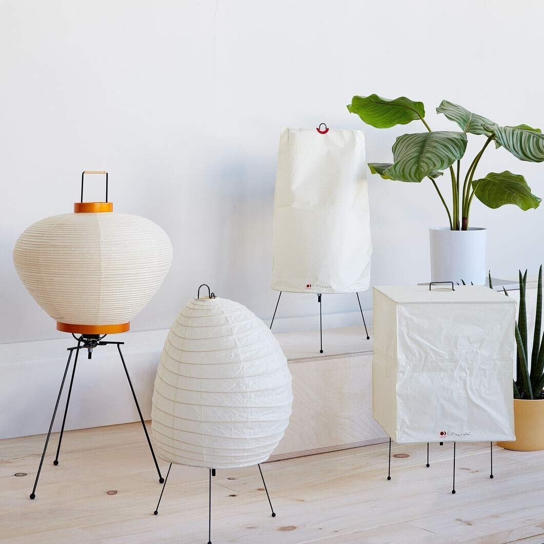 ISAMU NOGUCHI AKARI 1P Floor Japanese Washi Shade & Light Lamp