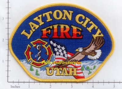 Utah - Layton City UT Fire Dept Patch