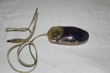 MaCally USB Mouse Clear Rare Purple Grape Mou...