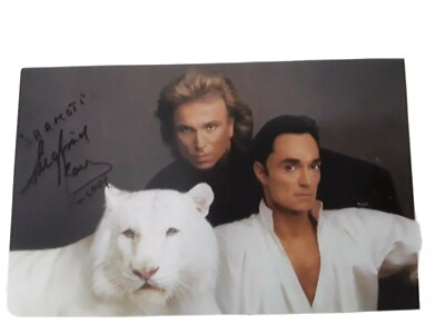 Verkaufe Original signierte Autogrammkarte von Roy Horn &  Siegfried...Las Vegas