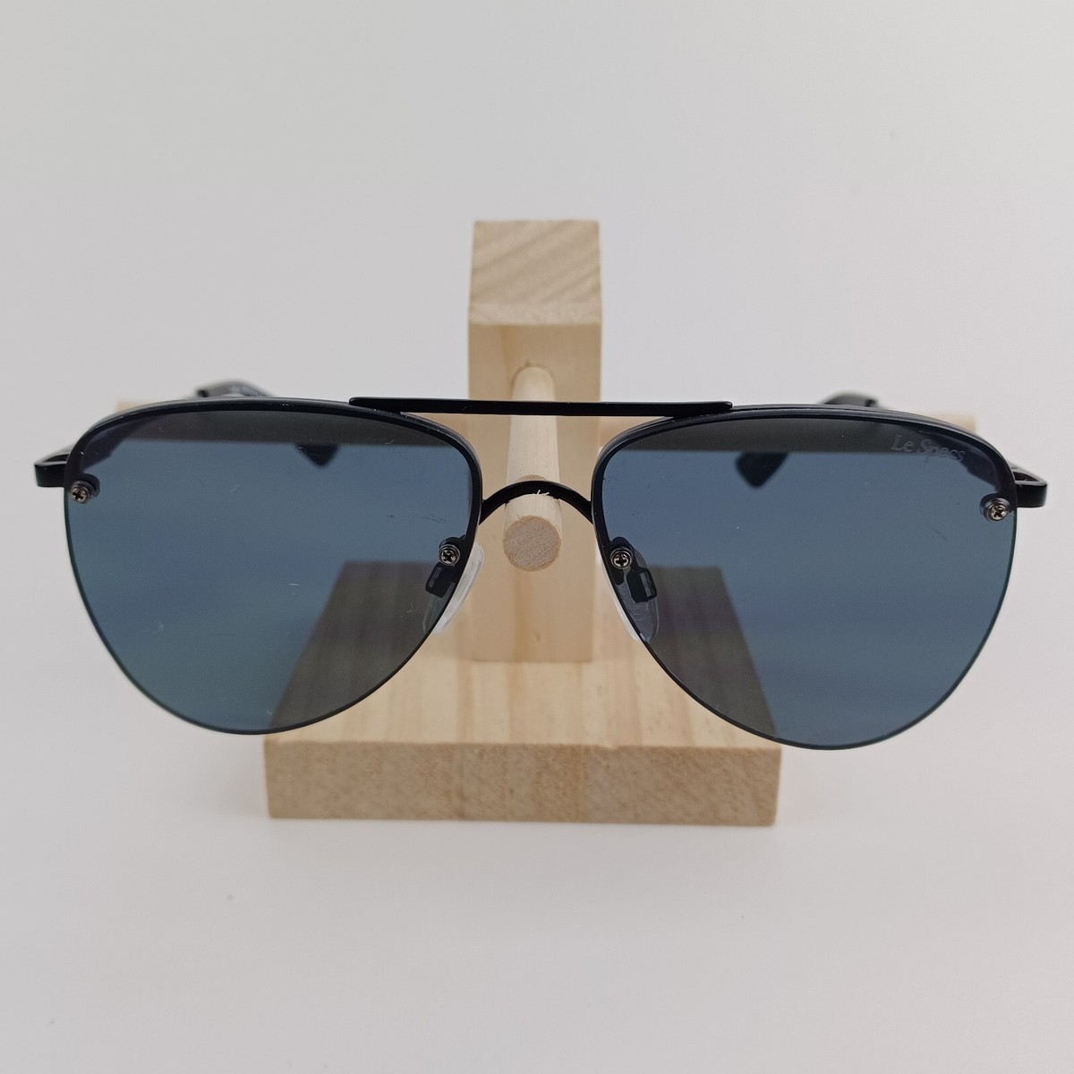 Le Specs The Prince 1602147 Sunglasses Frame Black Metal 57  display picture 1