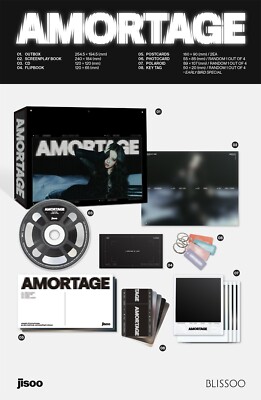 BLACKPINK ジス AMORTAGE マカオ fm 入場者限定 2枚セット JISOO [AMORTAGE] Mini Album EXCLUSIVE EDITION 2 Ver SET/2 CD+4