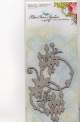 Blue Fern Studios, Chipboard, Jasmine Collage, 5.25x3