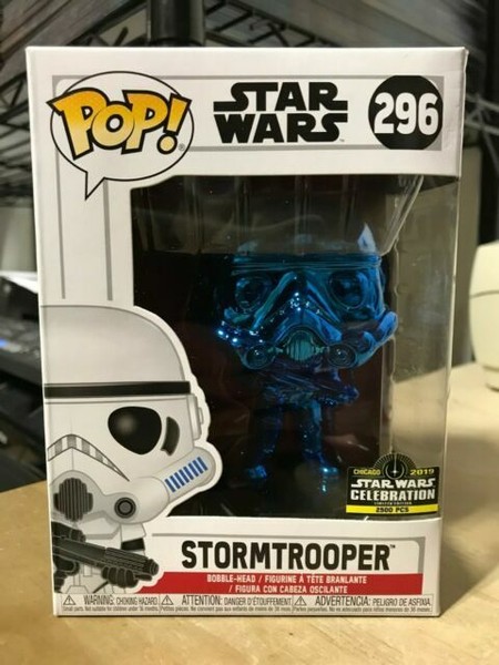 star wars blue chrome pop