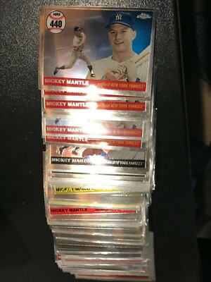 Mickey Mantle home run HR history 2007 Topps CHROME updates card pick 1 #1-536