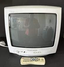 Philips Gaming TV Magnavox 13” CRTV PR1391 X121 Retro Tested Comes With Remote