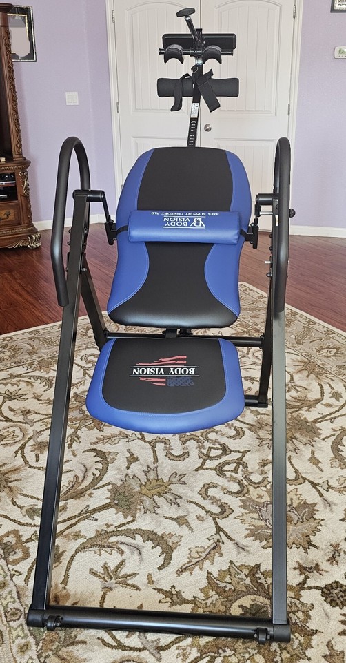 Body Vision IT 9690B — Heavy Duty Inversion Table 300lb Weight Capacity ...