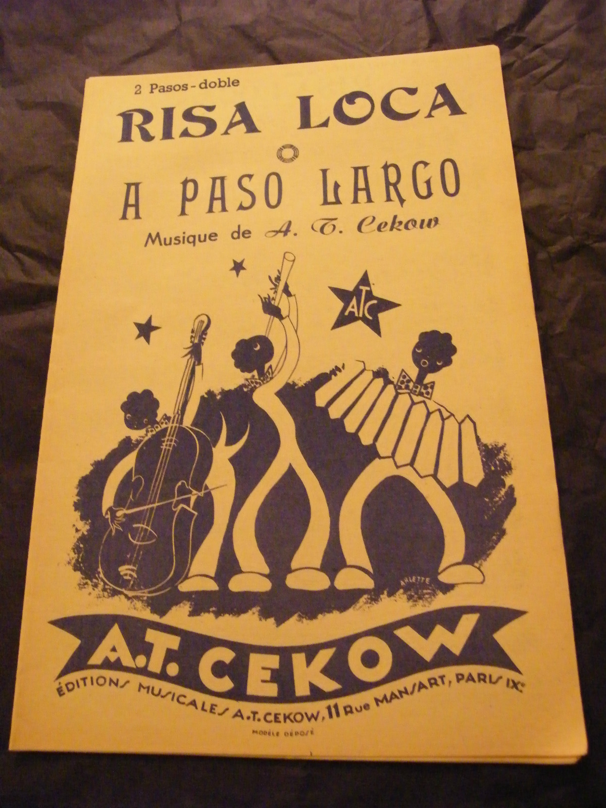 Partition Risa Crazy A Long Step A T Cekow 1952
