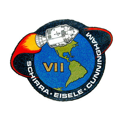 Weltraum NASA Apollo 7 Mission Emblem Abzeichen Patch riesiges Wandbild Poster Druck