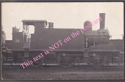 Baureihe K9 Lokomotive 0-4-2T Nr. 23 - Alte Echt Foto Postkarte William Adams GER