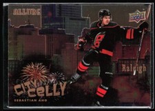 2020-21 UD Allure City celly Sebastian Aho #CC-2 H2R2B