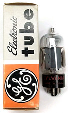 WWII Era Electron Tube Original Box 17DQ6 Tube GE Sylvania Made In USA 1940s