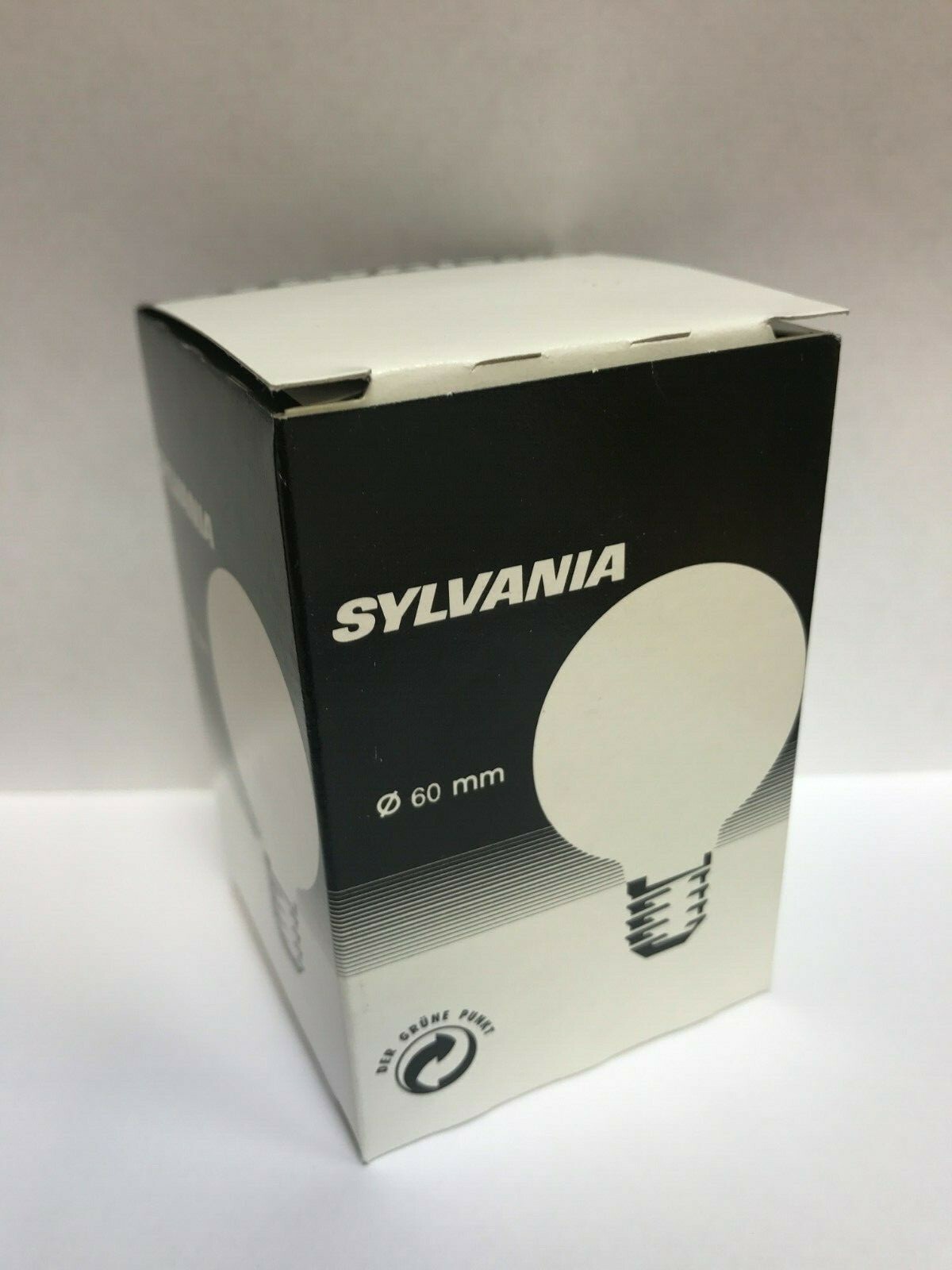 Sylvania Incandescent Lamp Globe G60 E27 230V 60W Art.No.18553 Opal White