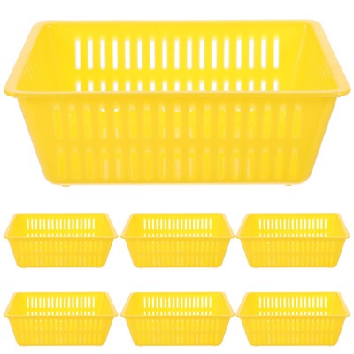 7pcs Handwoven Kleinigkeiten Organizer Körbe Lagerung Dekorativen