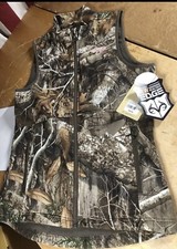 New Magellan Realtree Edge Fleece-lined Boone Hunt Gear Vest Womens S Small