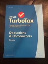 Intuit TurboTax Deluxe 2014, Federal & STATE BRAND NEW SEALED!!!