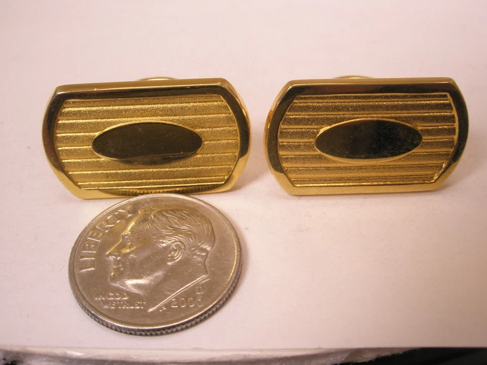 Engrave Ready Vintage PIERRE CARDIN DESIGNER Cuff Links - Image 2 of 4