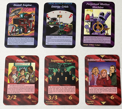 Illuminati Rare Cards 1994 NWO Deasil, Energy, Motion, Pollsters, Supreme, Trili | eBay Illuminati Rare Cards 1994 NWO Deasil, Energy, Motion, Pollsters, Supreme, Trili | eBay